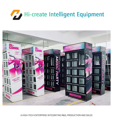 Refrigerated Bloobox Automated Pizza Vending Machine For Supermarket