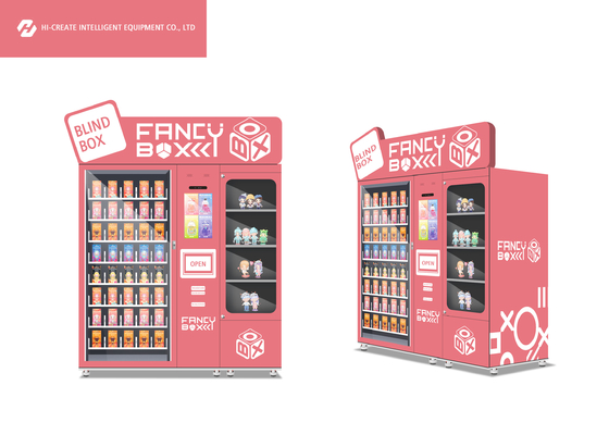 Refrigerated Bloobox Automated Pizza Vending Machine For Supermarket