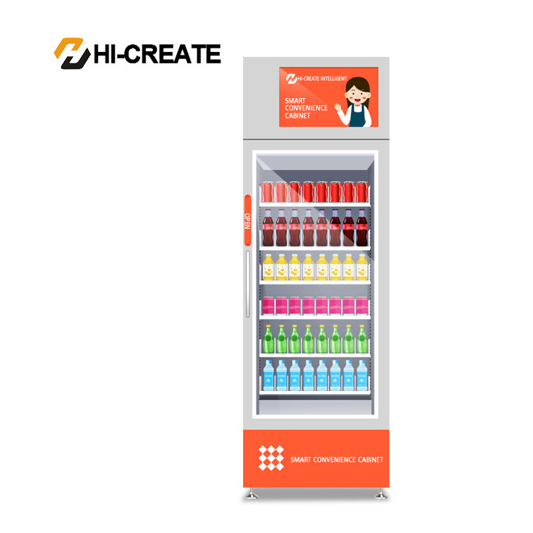 Refrigerated Bloobox Automated Pizza Vending Machine For Supermarket