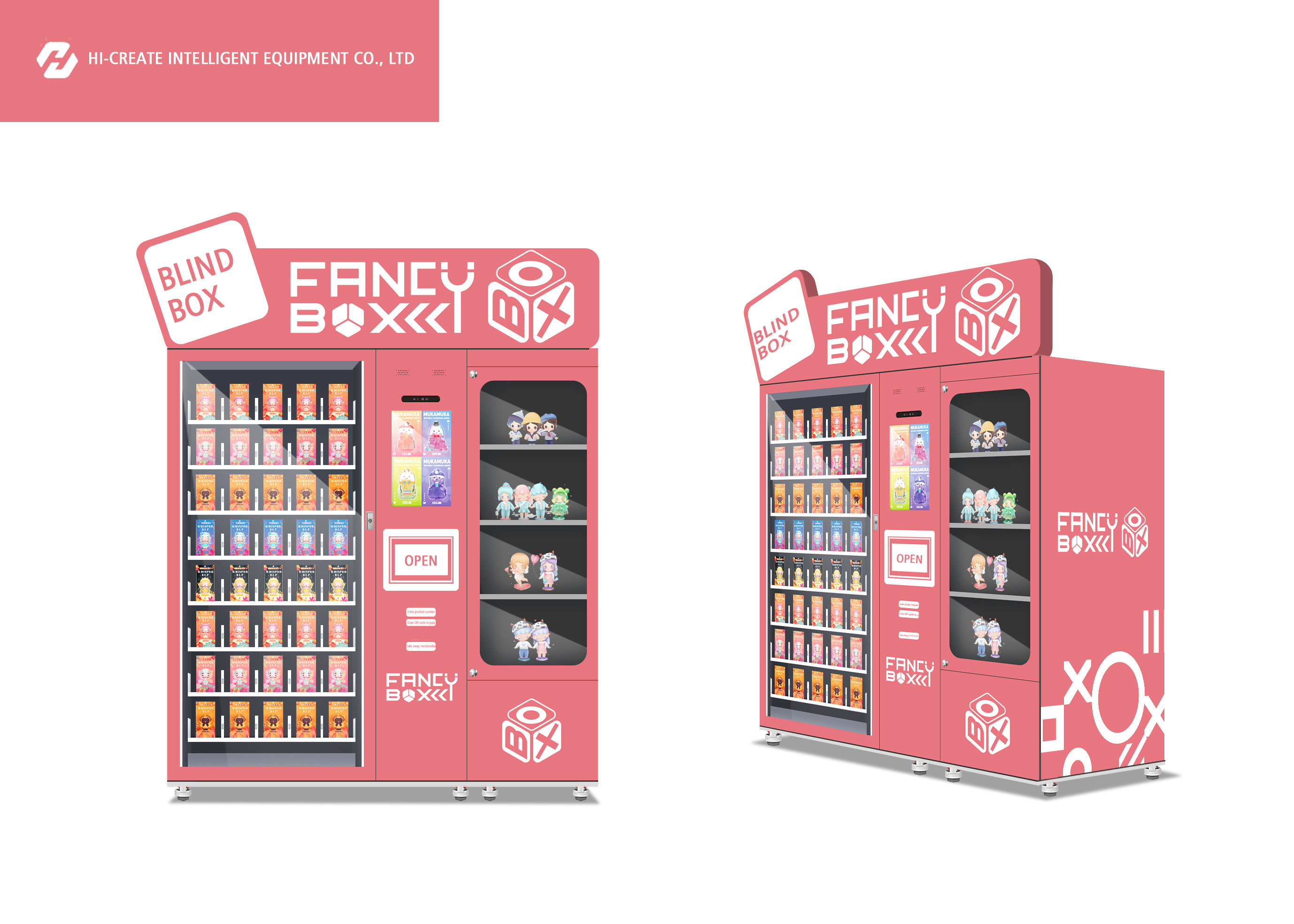 Refrigerated Bloobox Automated Pizza Vending Machine For Supermarket